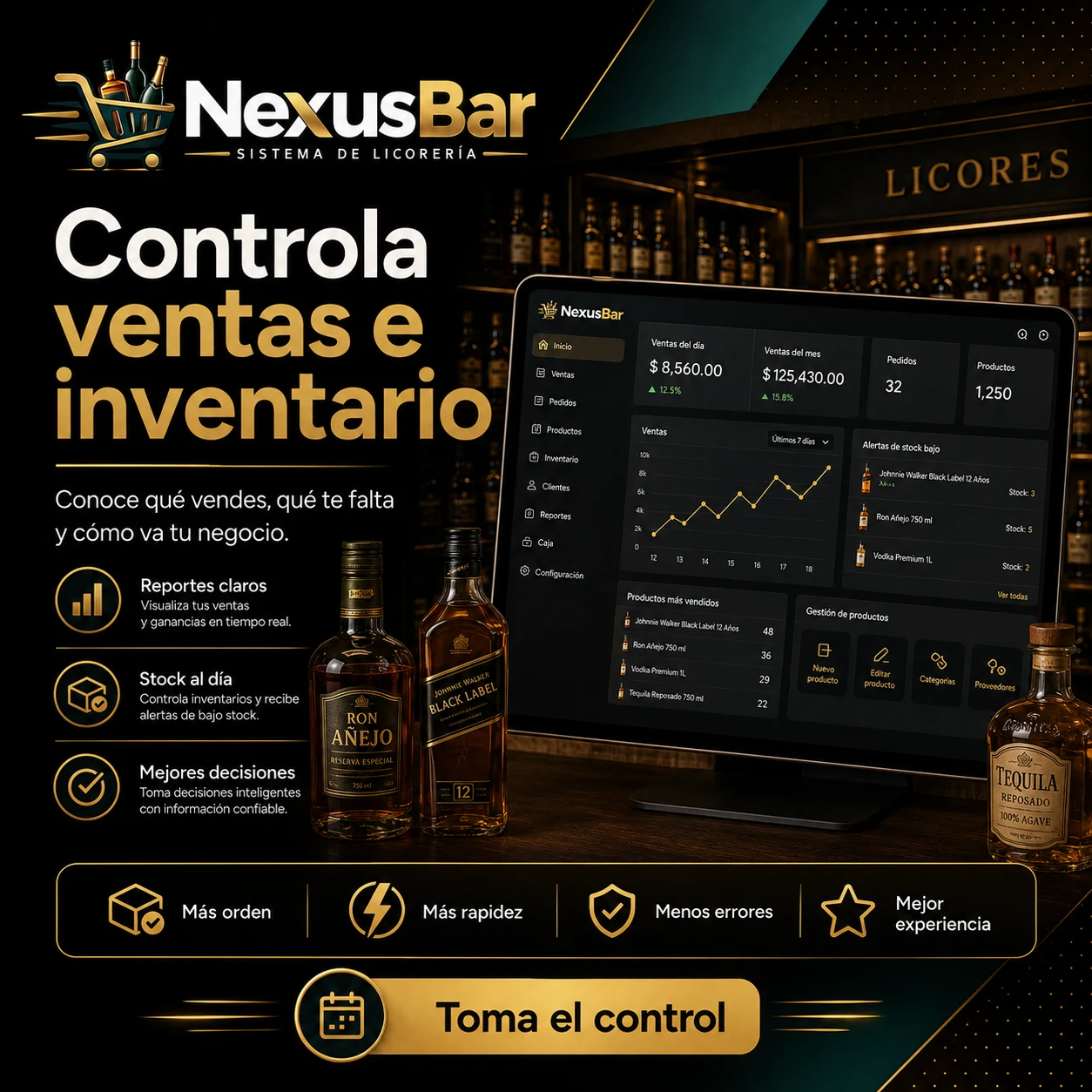 Captura de Licorería Standard — Ecommerce, POS y Delivery